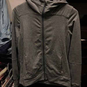 LULULEMON gray zip-up sweatshirt SIZE: 6
